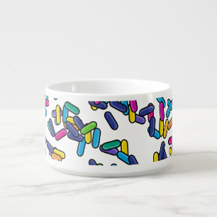 Scattered Sprinkles Pattern Bowl