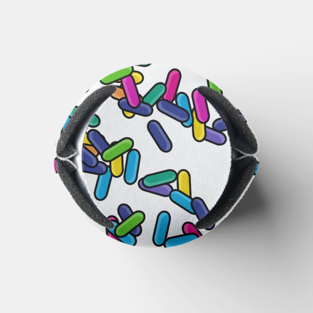 Scattered Sprinkles Pattern Can Cooler (Bottom)