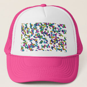 Scattered Sprinkles Pattern Trucker Hat