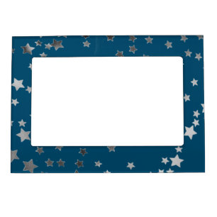 Scattered Stars on Blue Magnetic Frame
