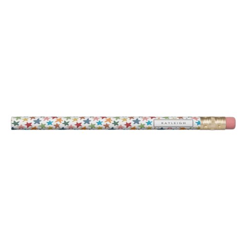 Scattered Stars Personalized Pencil
