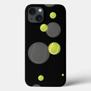 Scattered Tennis Sport Cool Gifts Iphone 13 Case by BestCases4u at Zazzle