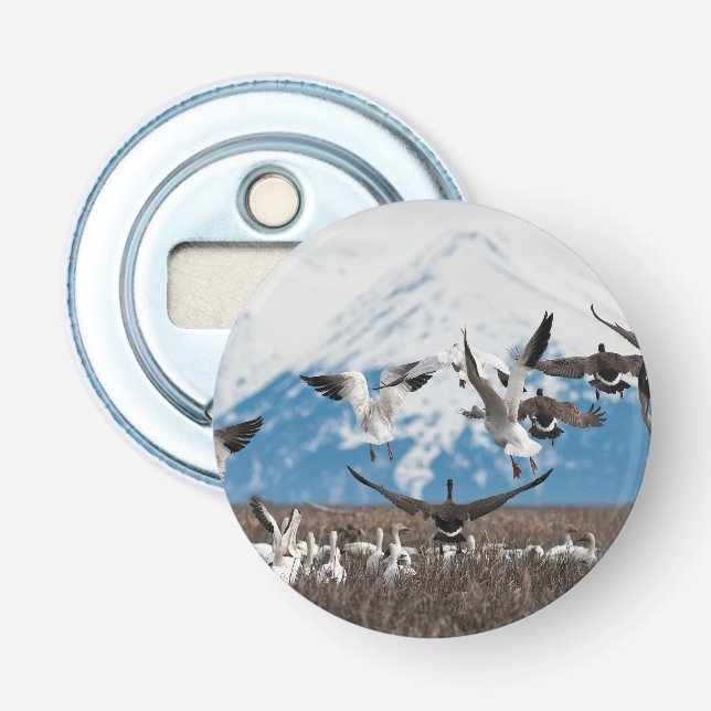 Scattering Geese Bottle Opener (Front)