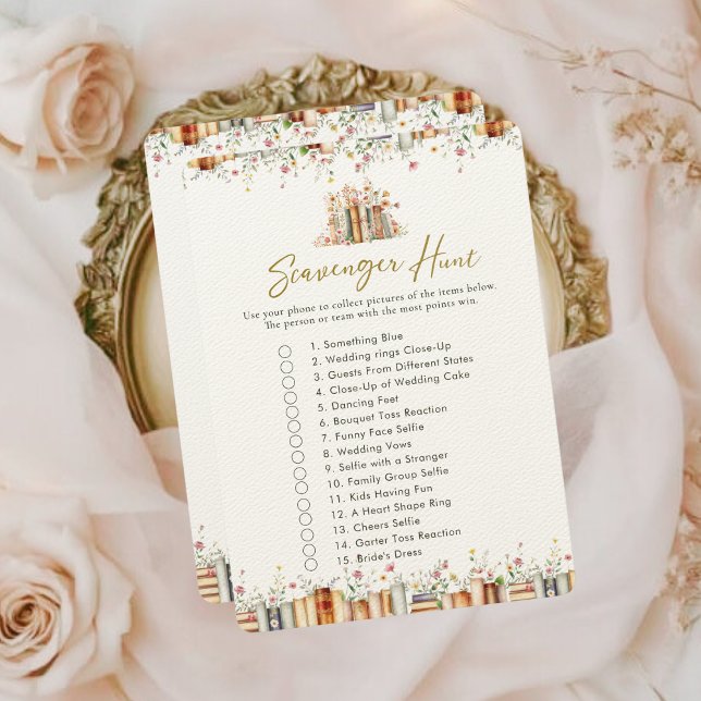 Scavenger Hunt New Chapter Bridal Shower Game (Creator Uploaded)