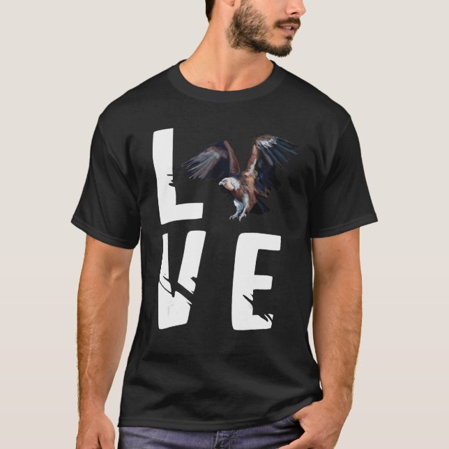 Scavenger Ornithology Carrion Bird Watcher Love Vu T-Shirt (Front)