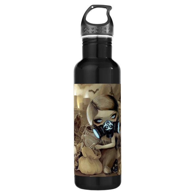 Scavengers Cyberpunk Fairy Gothic Water Bottle (Front)
