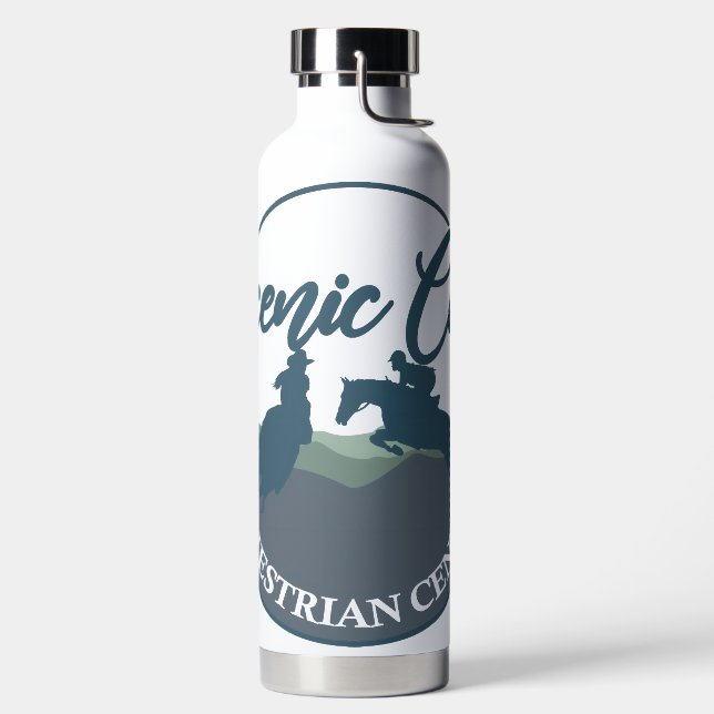 SCEC, 32 oz Water Bottle, large logo Bottle (Left)