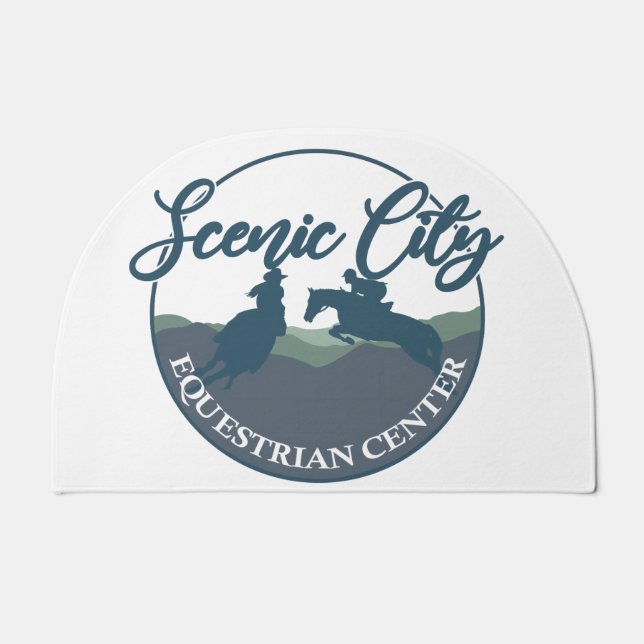 SCEC Door Mat, white, indoor Doormat (Front)