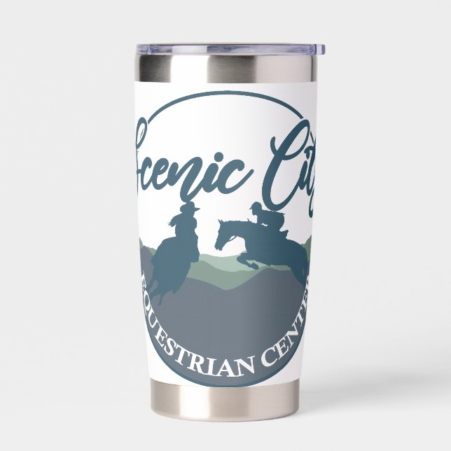 SCEC, Insulated Tumbler, large logo Tumbler (Left)