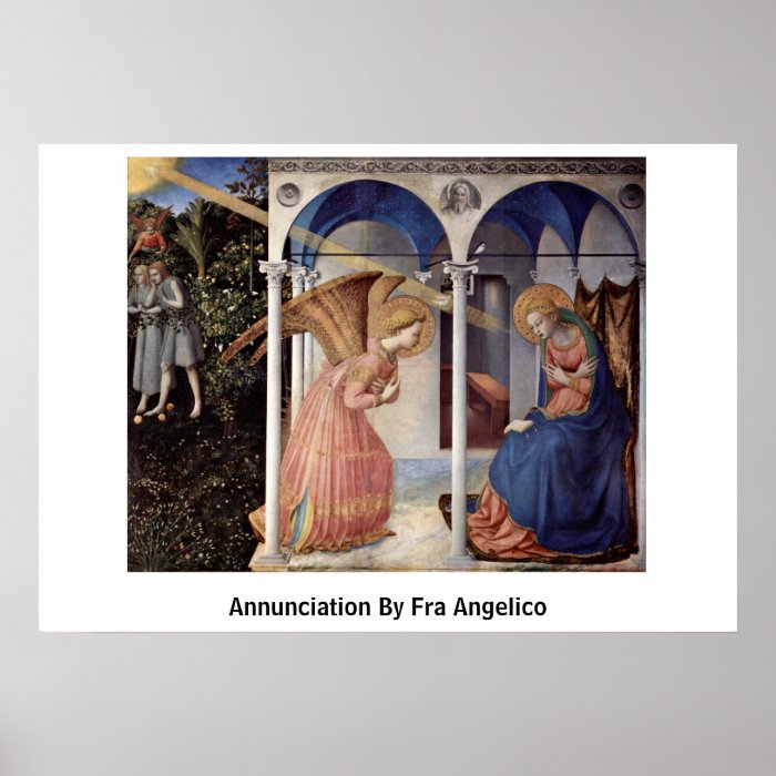 Scene Annunciation By Fra Angelico Posters 