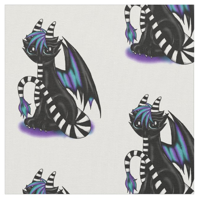 Scene Dragon Fabric (Close Up)
