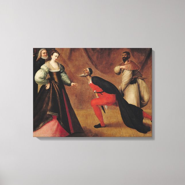 Scene from a Play Canvas Print (Front)