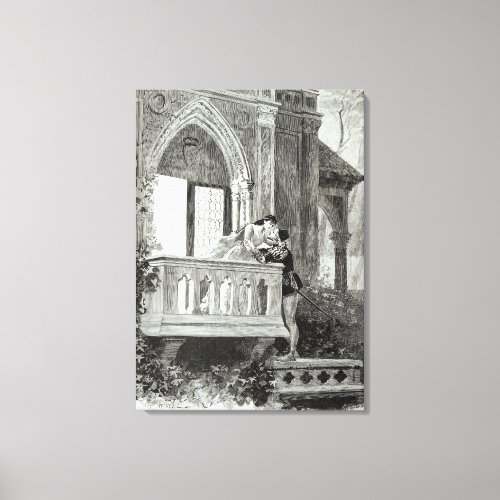 Scene from Act II of Romeo and Juliet Canvas Print