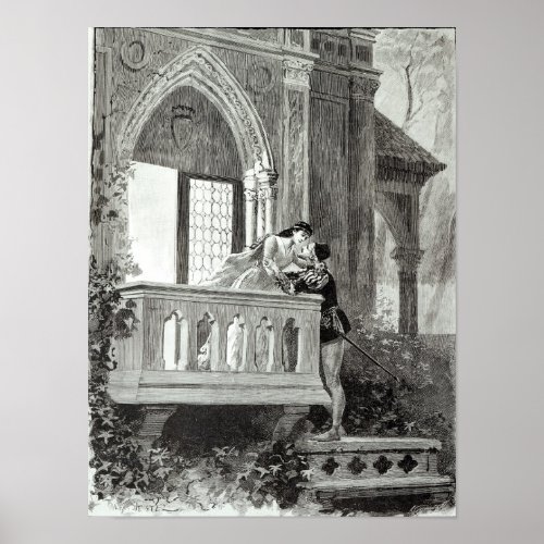 Scene from Act II of Romeo and Juliet Poster