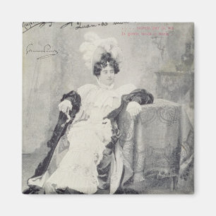 Scene from Act II of the opera 'La Boheme' Magnet