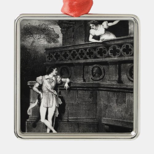 Scene from Act III of Romeo and Juliet Metal Ornament