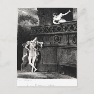 Scene from Act III of 'Romeo and Juliet' Postcard