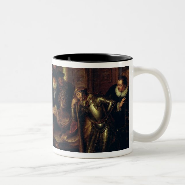 Scene from 'Don Quixote de la Mancha' Two-Tone Coffee Mug (Right)