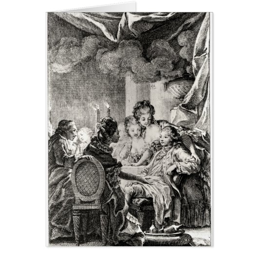 Scene from 'L'Ingenu' by Voltaire Cards (Front)