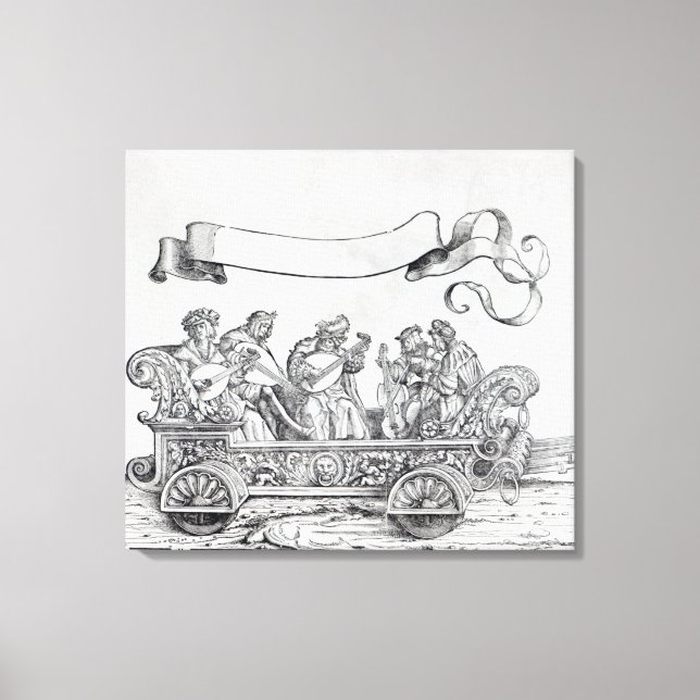 Scene from Maximilian's Triumphal Procession Canvas Print (Front)