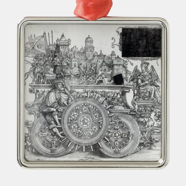 Scene from Maximilian's Triumphal Procession Metal Ornament (Front)