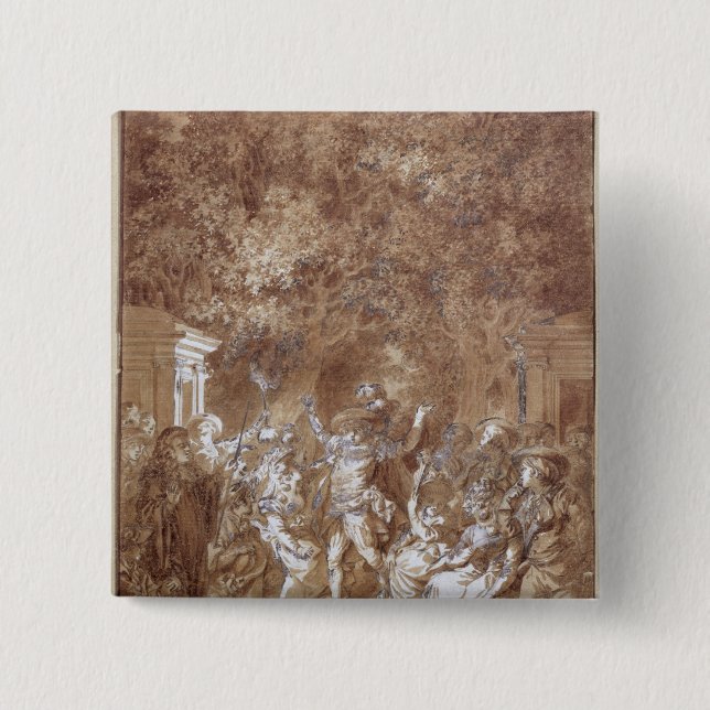 Scene from of 'The Marriage of Figaro' Pinback Button (Front)