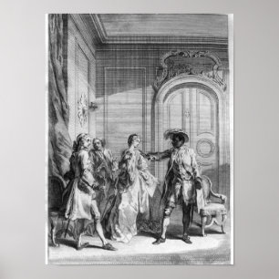 Scene from 'Othello' by William Shakespeare Poster