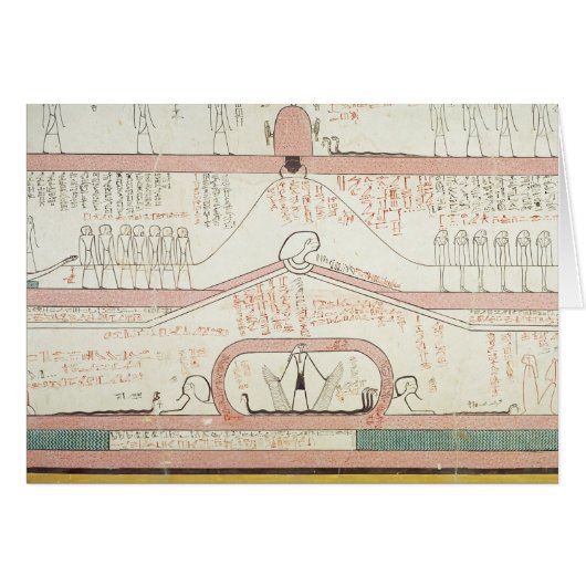 Scene from the Book of Amduat Cards (Front Horizontal)