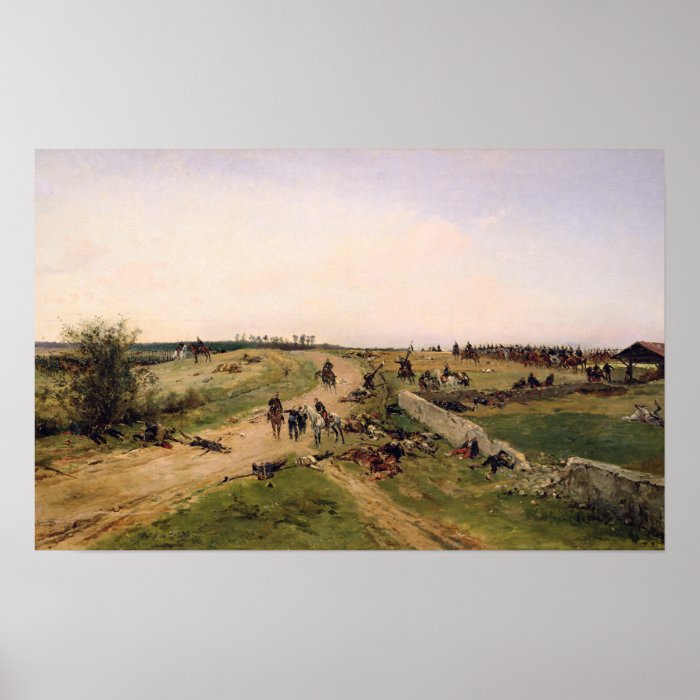 Scene the Franco Prussian War Print