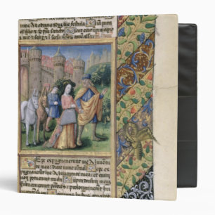 Scene from the 'Hours of Louis d'Orleans' 3 Ring Binder
