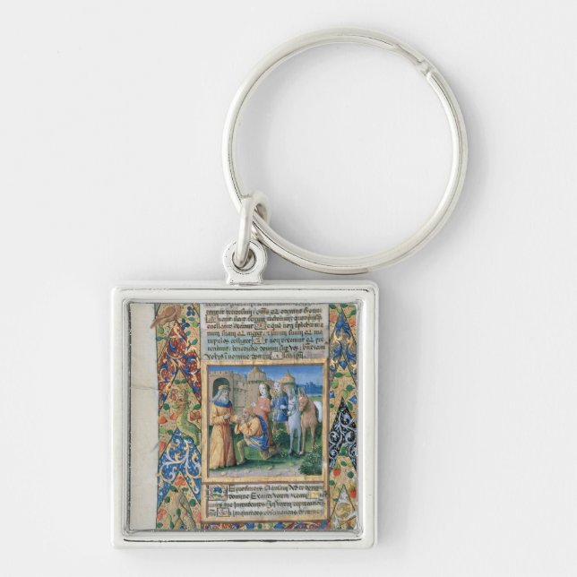 Scene from the 'Hours of Louis d'Orleans' Keychain (Front)