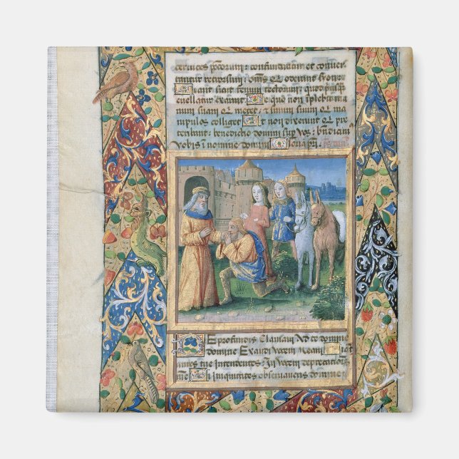Scene from the 'Hours of Louis d'Orleans' Magnet (Front)