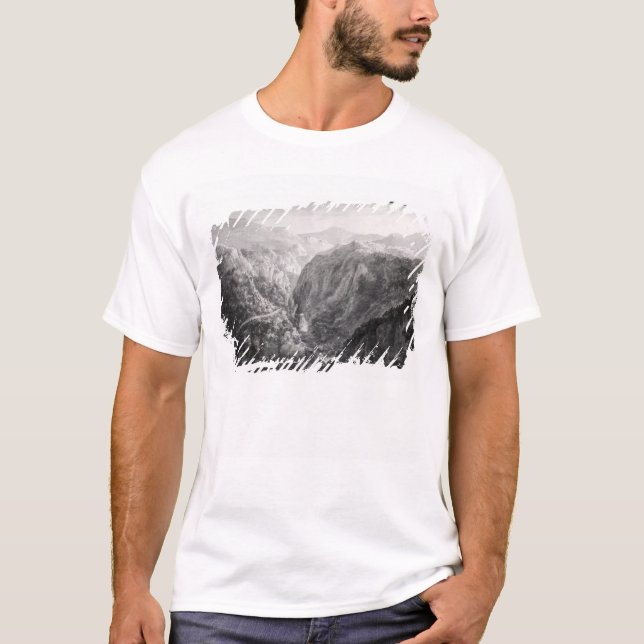 Scene from the Inn at Devil's Bridge with the Fall T-Shirt (Front)