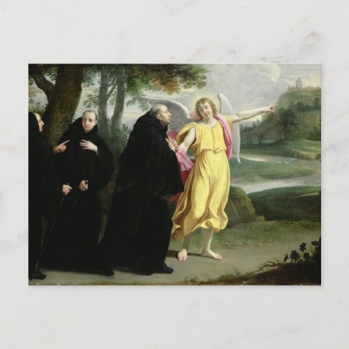 Scene from the Life of St Benedict Postcard