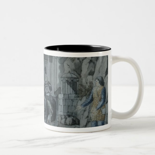 Scene from 'The Magic Flute' Two-Tone Coffee Mug (Right)