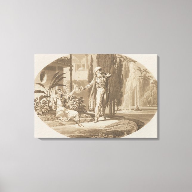 Scene from 'The Marriage of Figaro' Canvas Print (Front)