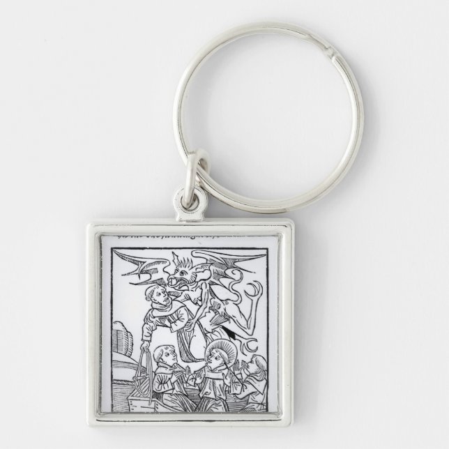 Scene from 'The Navigation of St. Brendan' Keychain (Front)