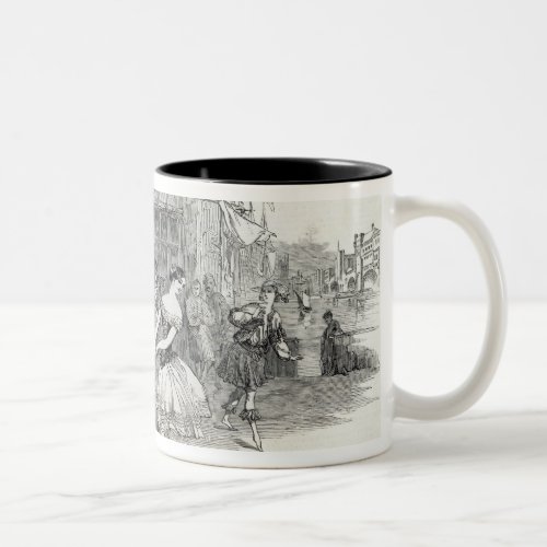 Scene from the new Ballet of The Wags of Two_Tone Coffee Mug