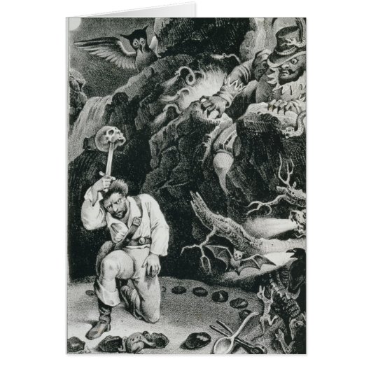 Scene from the opera 'Der Freischutz' Cards (Front)
