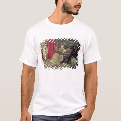 Scene from the opera Pagliacci T_Shirt