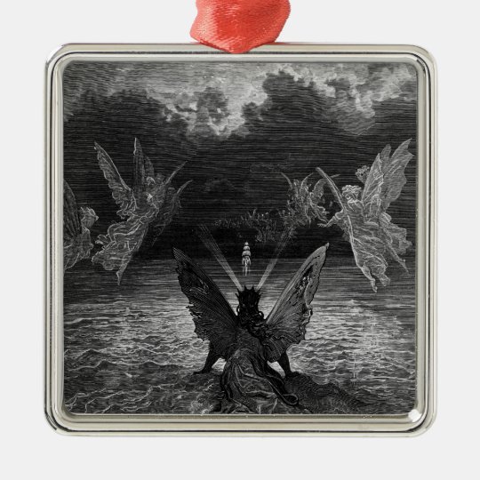 Scene from 'The Rime of the Ancient Mariner' 2 Metal Ornament