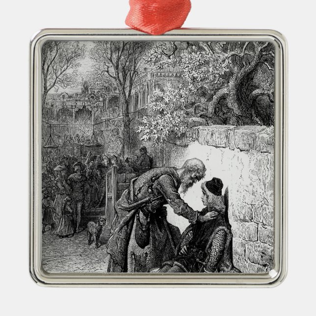 Scene from 'The Rime of the Ancient Mariner', Metal Ornament (Front)