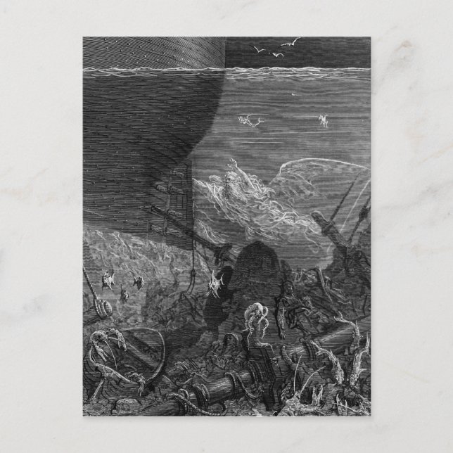 Scene from 'The Rime of the Ancient Mariner' Postcard (Front)