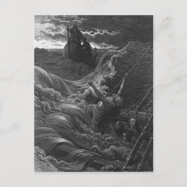 Scene from 'The Rime of the Ancient Mariner' Postcard (Front)