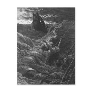 Scene from 'The Rime of the Ancient Mariner' Postcard