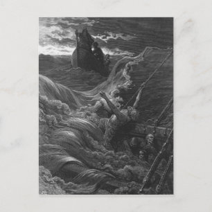 Scene from 'The Rime of the Ancient Mariner' Postcard