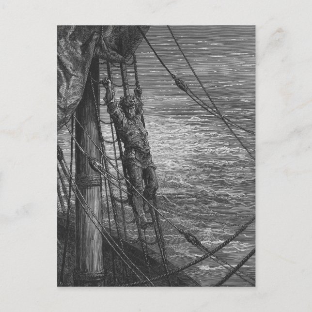 Scene from 'The Rime of the Ancient Mariner' Postcard (Front)