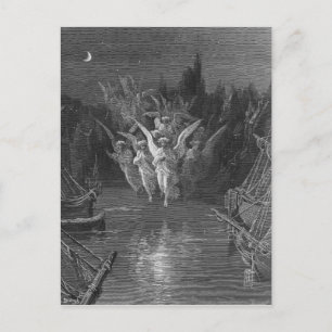 Scene from 'The Rime of the Ancient Mariner' Postcard