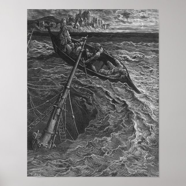 Scene from 'The Rime of the Ancient Mariner' Poster (Front)