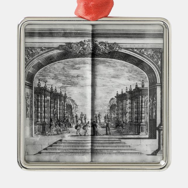 Scene from 'The Shepherd's Oracles' Metal Ornament (Front)